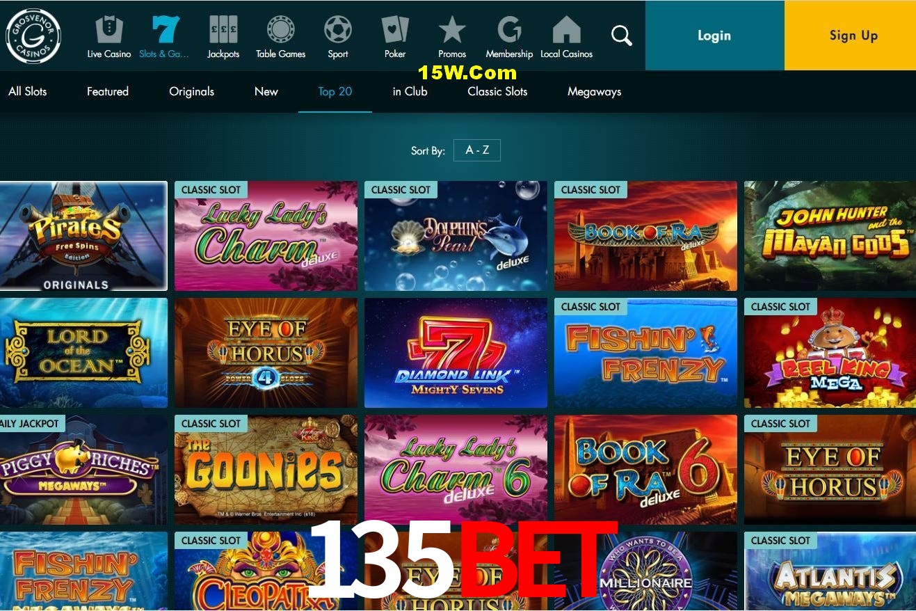 Experiência VIP 135Bet
